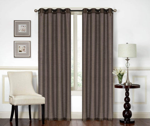 Adore the Decor™ Faux Silk 54 x 84 in. Single Grommet Curtain Panel
